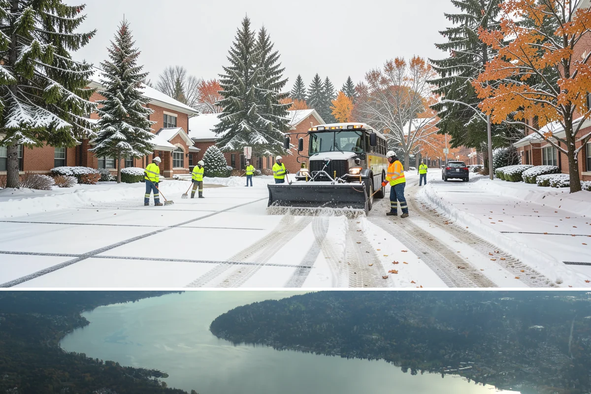 Brine Application in Sammamish, King County, WA - Brine pretreatment is applied ahead of forecast frost and freezing-rain events throughout the November-to-February window.