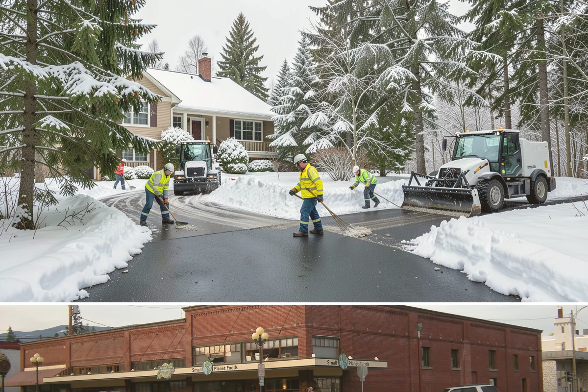Brine Application in Sedro-Woolley, Skagit County, WA - Brine pretreatment is applied ahead of forecast frost and freezing-rain events throughout the November-to-February window.