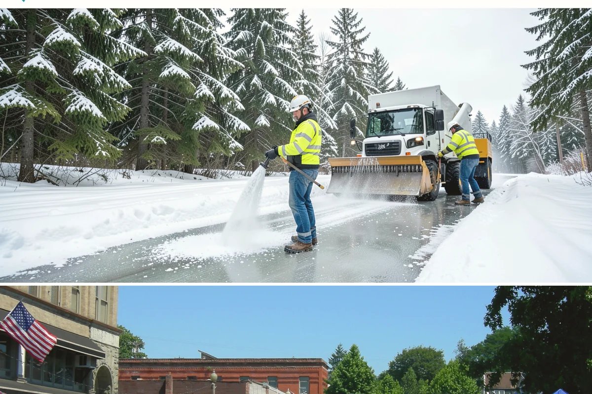 Brine Application in Snohomish, Snohomish County, WA - Brine pretreatment is applied ahead of forecast frost and freezing-rain events throughout the November-to-February window.