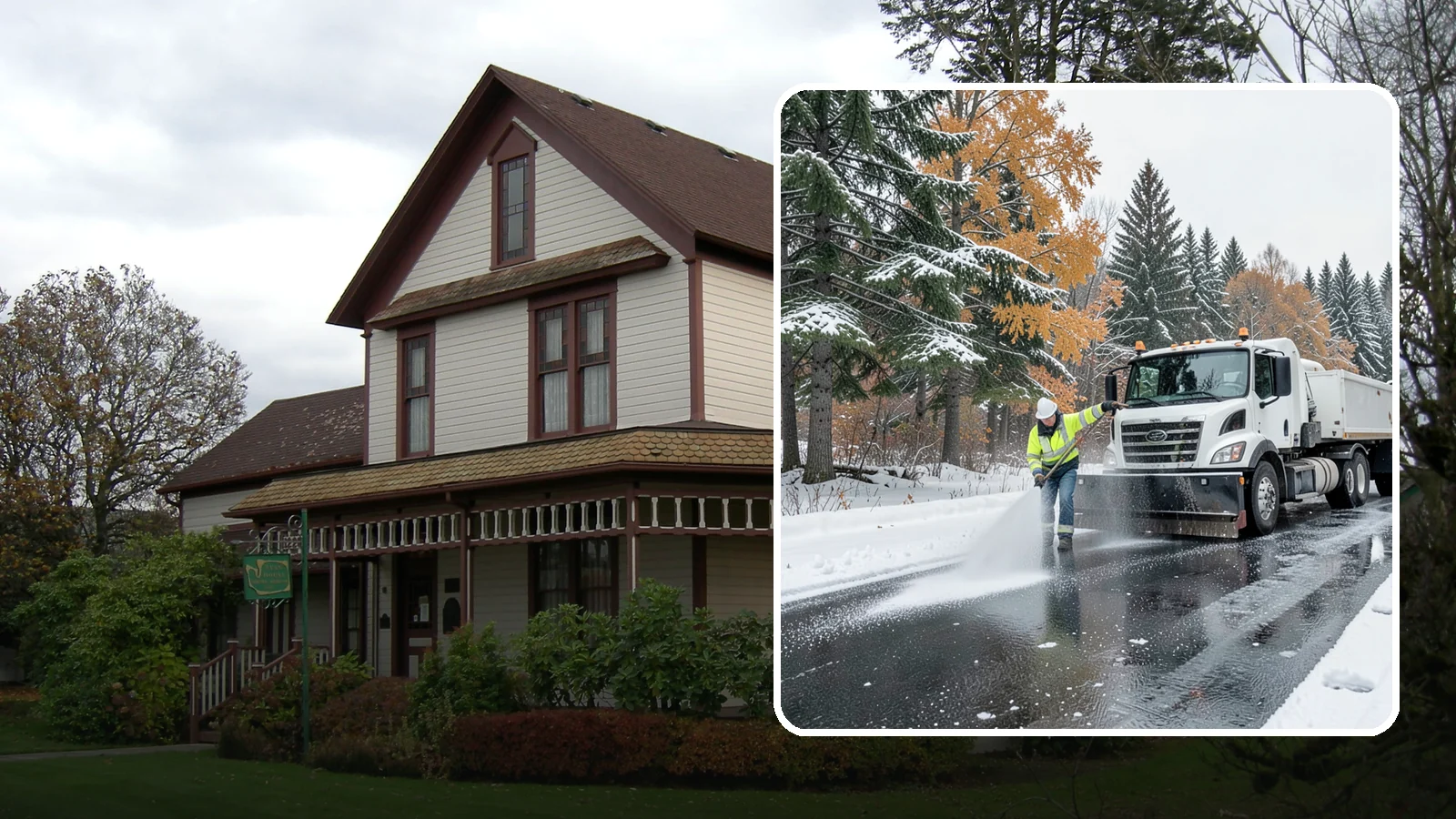 Brine Application in Sumner, Pierce County, WA - Brine application lays down a liquid salt solution that stops ice from bonding to pavement before a storm arrives.