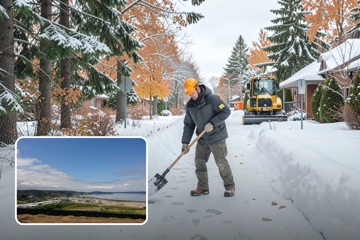 Brine Application in University Place, Pierce County, WA - Stops ice from bonding before it forms, cutting down later scraping