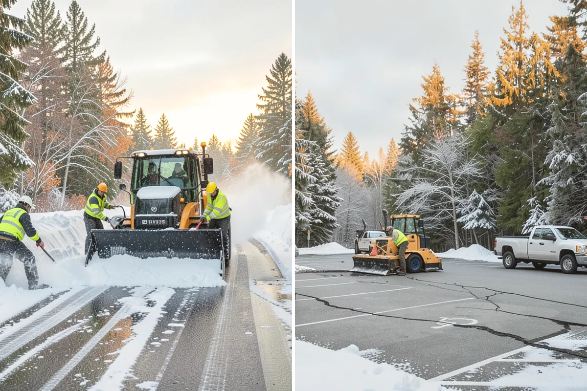 Brine Application in University Place, Pierce County, WA - Track the forecast to time application ahead of freezing weather