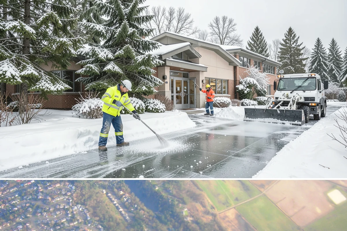 Brine Truck Service in Algona, King County, WA - Brine truck pre-treatment is most valuable ahead of freezing-rain and refreeze events from December through February.