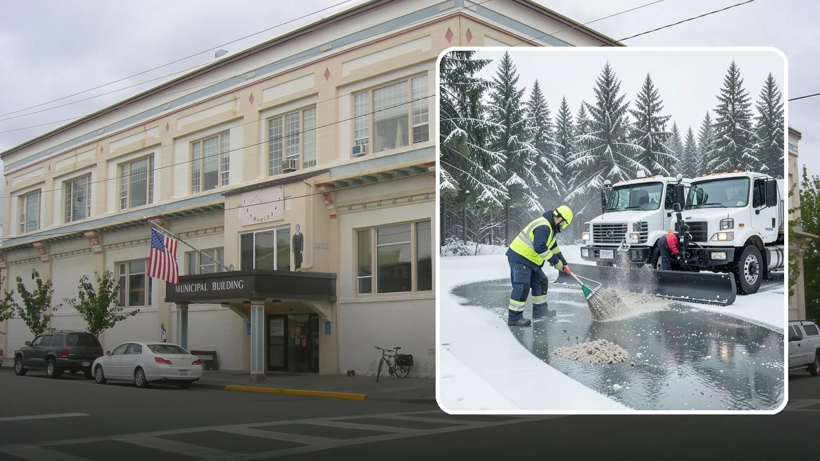 Brine Truck Service in Anacortes, Skagit County, WA - Our brine trucks pre-treat surfaces with liquid deicer so ice never bonds in the first place.