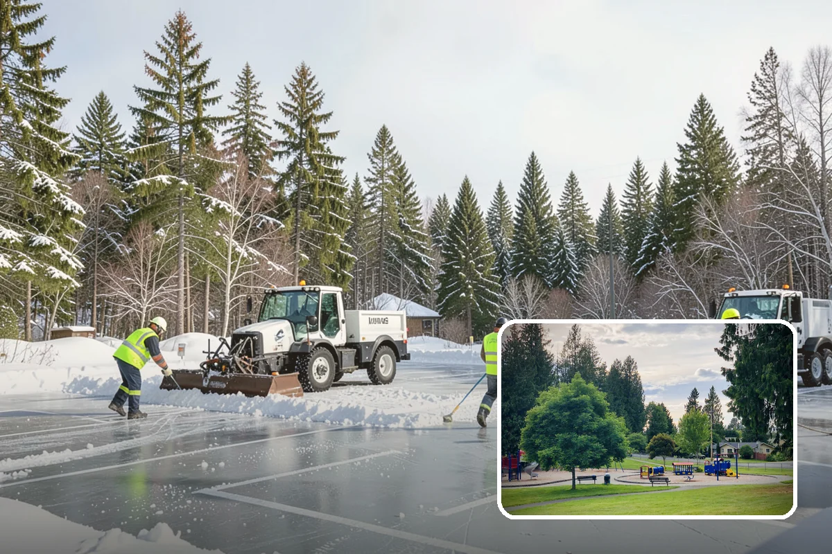 Brine Truck Service in Bonney Lake, Pierce County, WA - Pre-storm anti-icing that stops ice from bonding