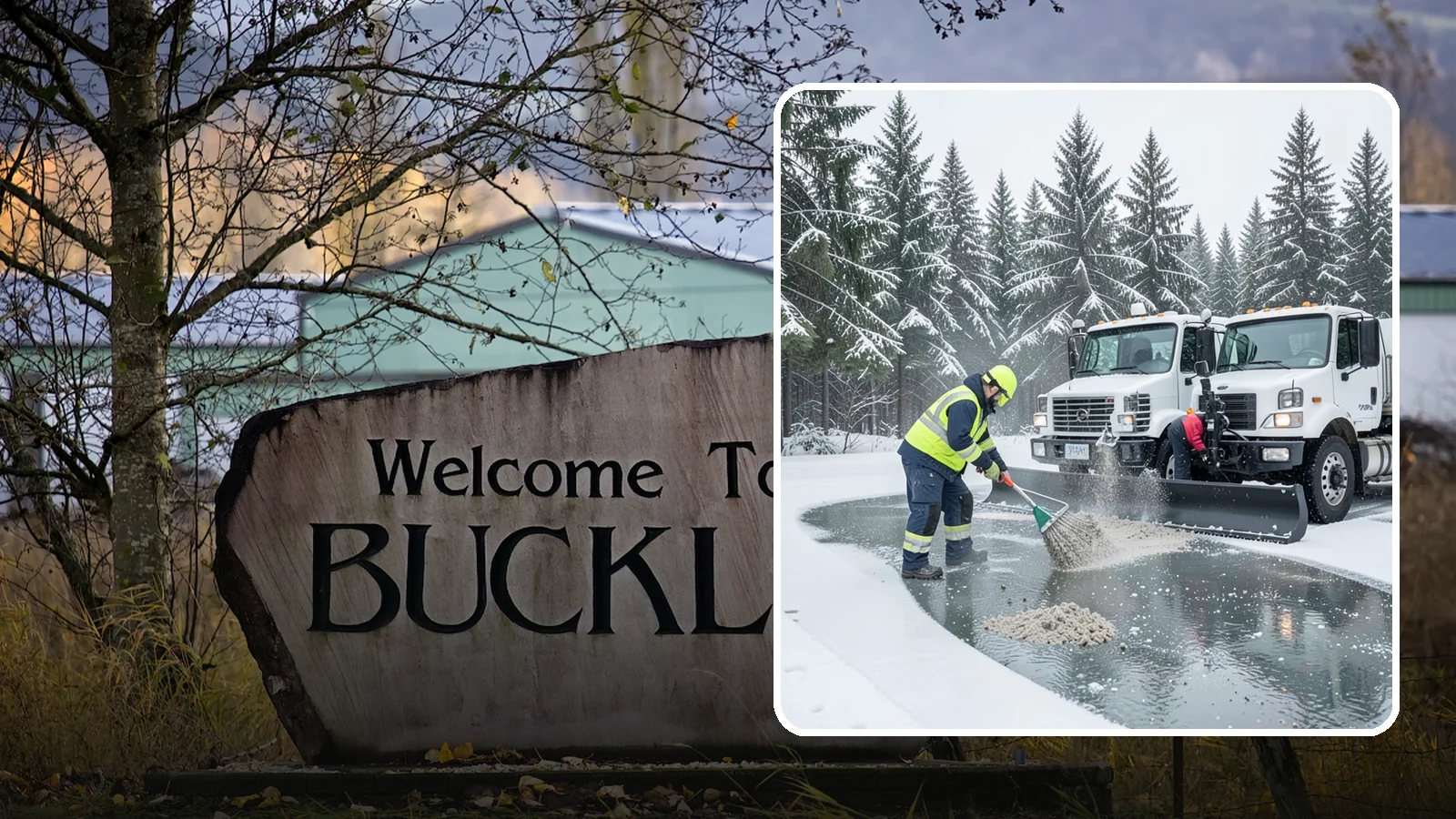 Brine Truck Service in Buckley, Pierce County, WA - Our brine trucks pre-treat surfaces with liquid deicer so ice never bonds in the first place.