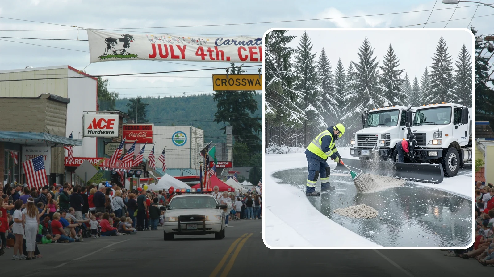 Brine Truck Service in Carnation, King County, WA - Our brine trucks pre-treat surfaces with liquid deicer so ice never bonds in the first place.