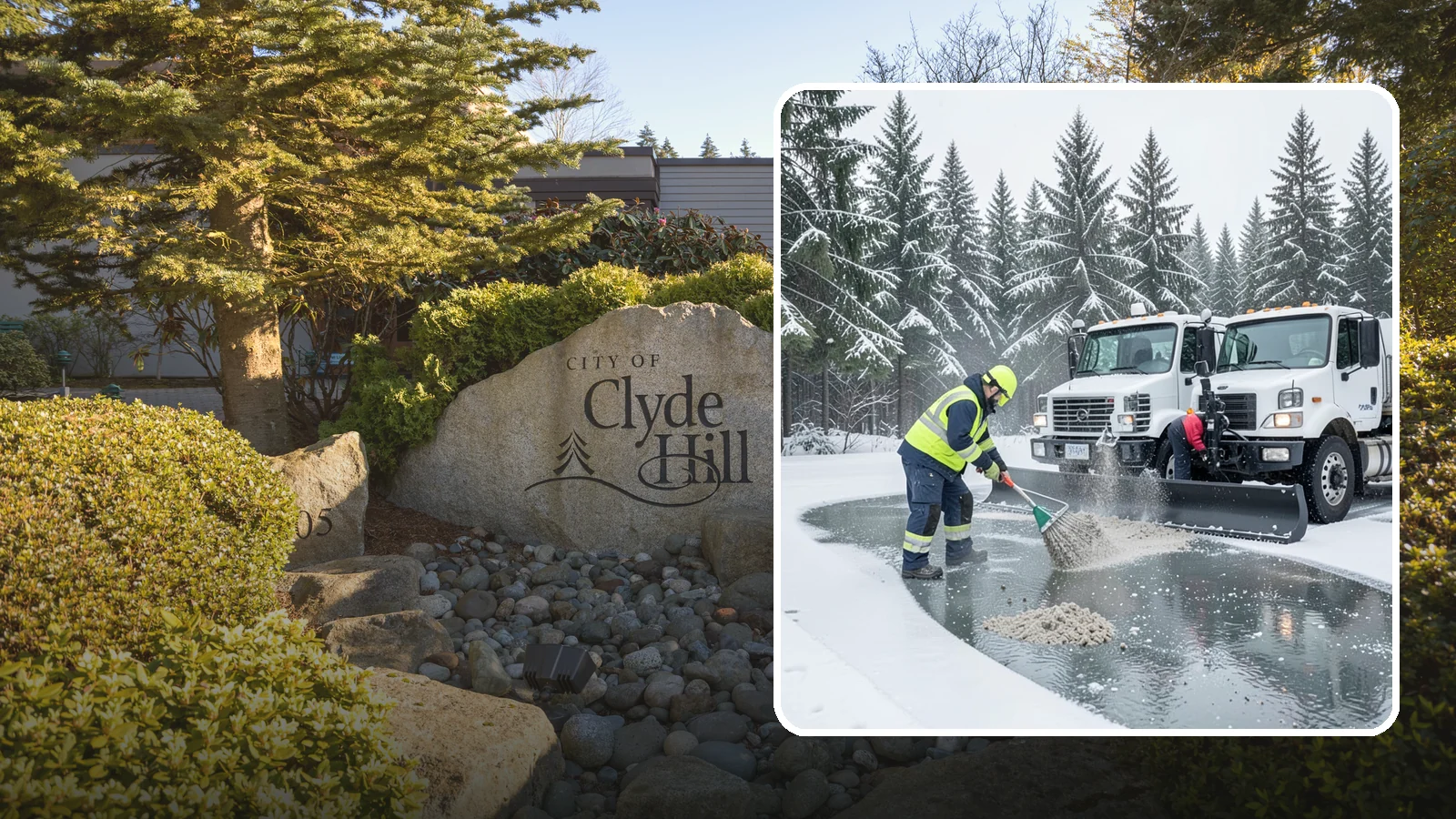 Brine Truck Service in Clyde Hill, King County, WA - Our brine trucks pre-treat surfaces with liquid deicer so ice never bonds in the first place.