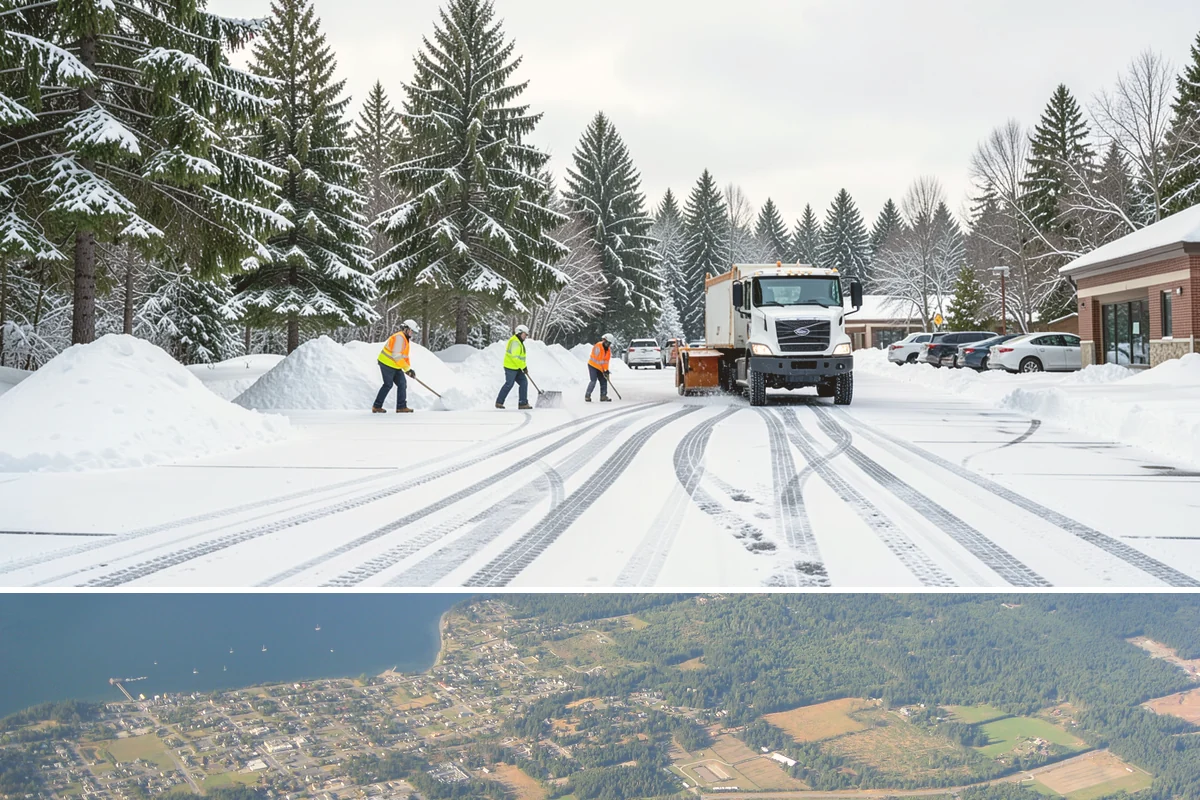 Brine Truck Service in Coupeville, Island County, WA - Brine truck pre-treatment is most valuable ahead of freezing-rain and refreeze events from December through February.