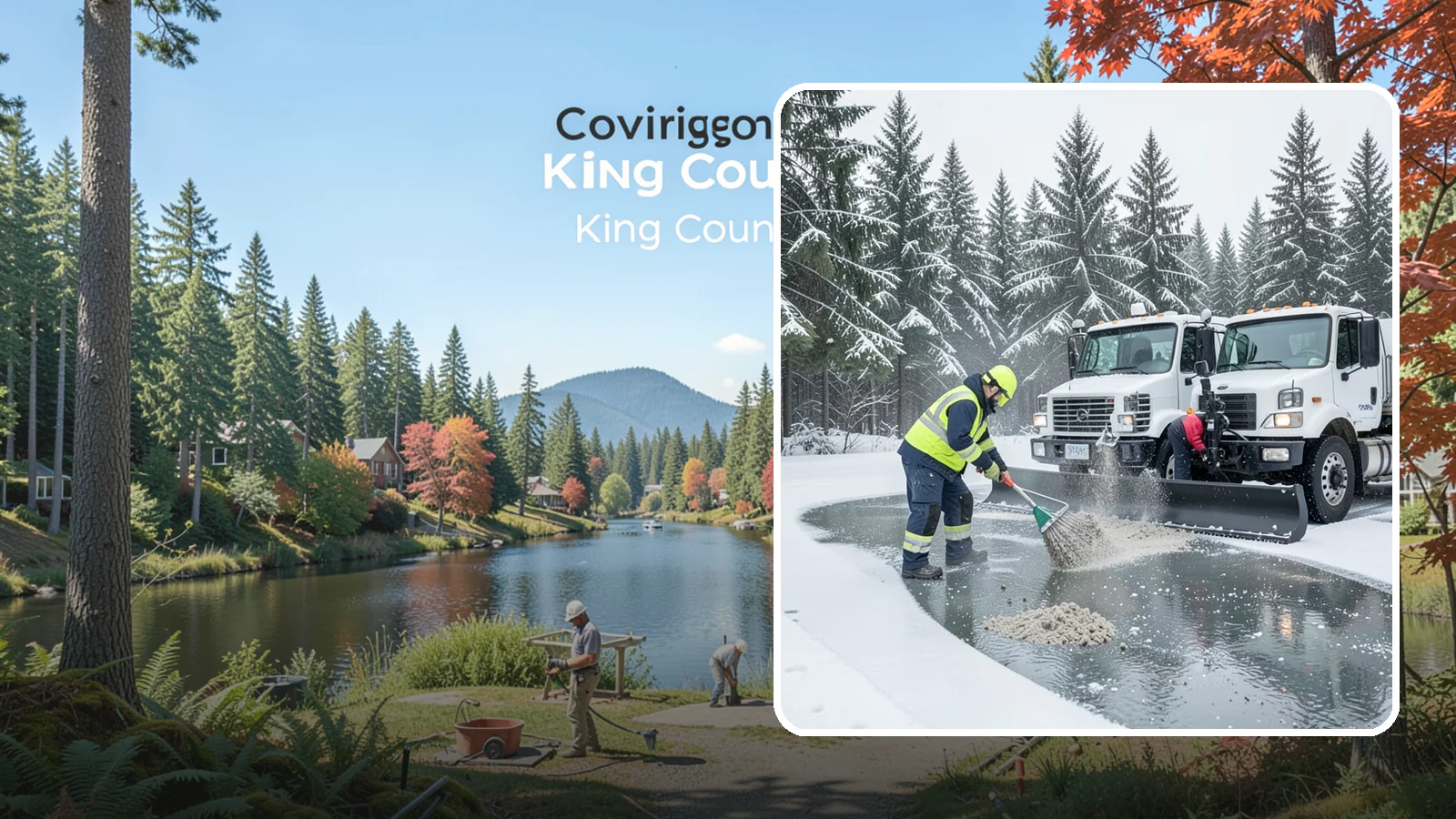 Brine Truck Service in Covington, King County, WA - Our brine trucks pre-treat surfaces with liquid deicer so ice never bonds in the first place.