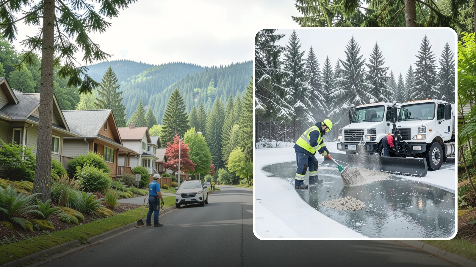 Brine Truck Service in Darrington, Snohomish County, WA - Our brine trucks pre-treat surfaces with liquid deicer so ice never bonds in the first place.