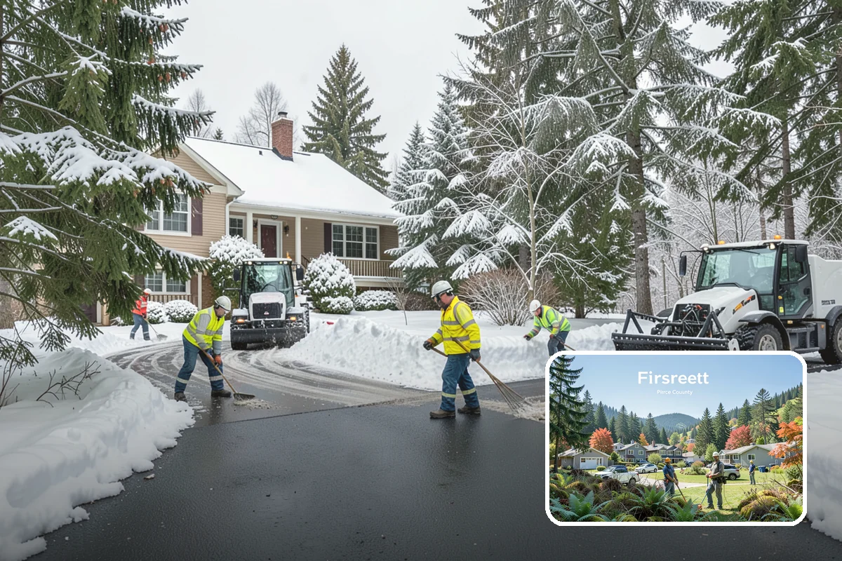 Brine Truck Service in Fircrest, Pierce County, WA - Pre-storm anti-icing that stops ice from bonding
