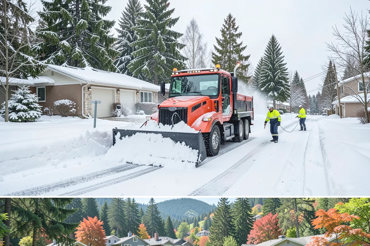 Brine Truck Service in Fircrest, Pierce County, WA - Brine truck pre-treatment is most valuable ahead of freezing-rain and refreeze events from December through February.