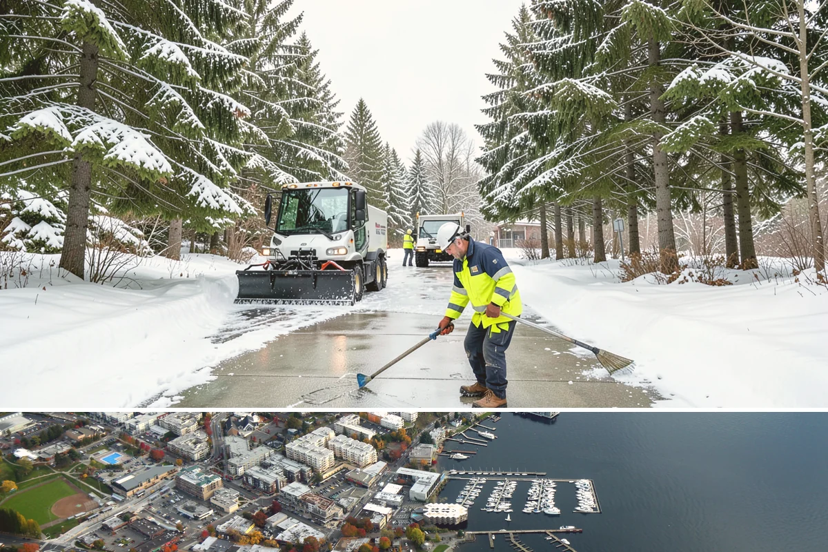 Brine Truck Service in Kirkland, King County, WA - Brine truck pre-treatment is most valuable ahead of freezing-rain and refreeze events from December through February.