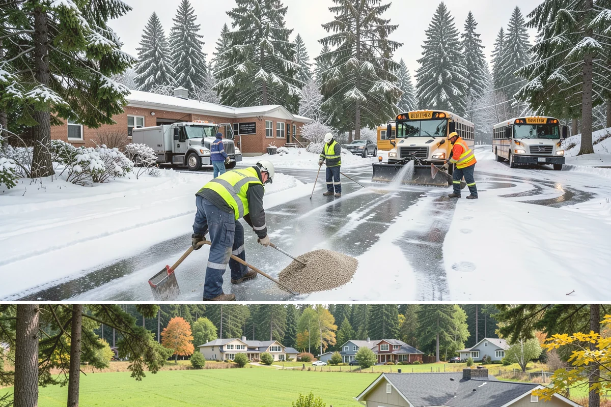 Brine Truck Service in Lyman, Skagit County, WA - Brine truck pre-treatment is most valuable ahead of freezing-rain and refreeze events from December through February.