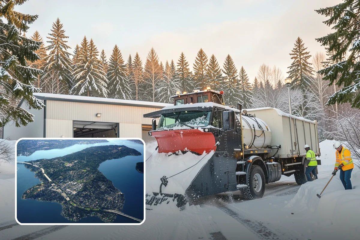 Brine Truck Service in Mercer Island, King County, WA - Pre-storm anti-icing that stops ice from bonding