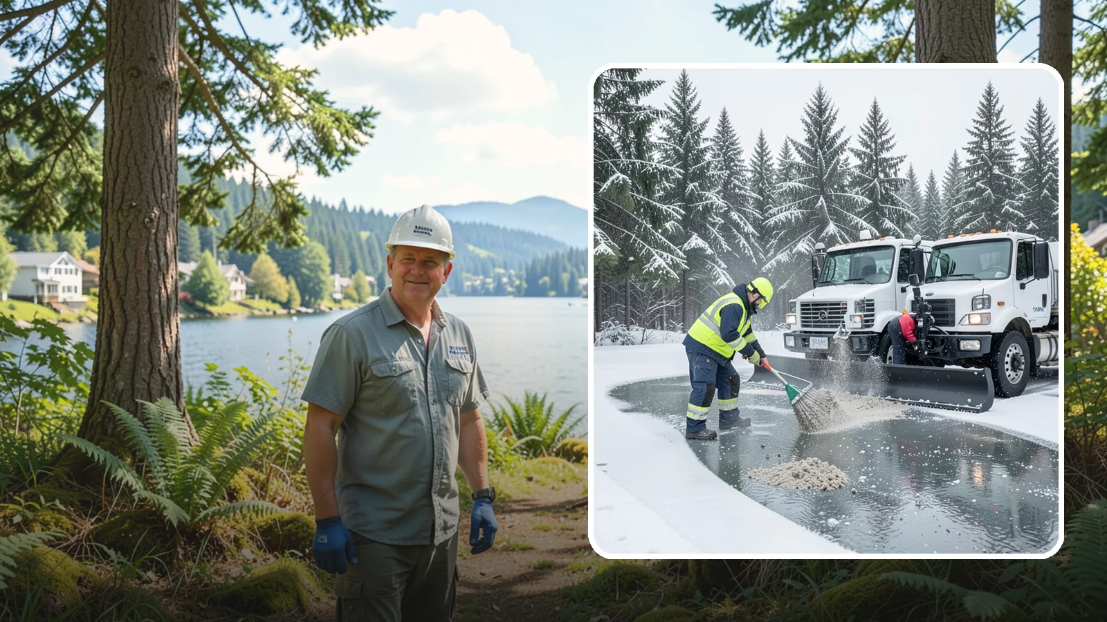 Brine Truck Service in Milton, King County, WA - Our brine trucks pre-treat surfaces with liquid deicer so ice never bonds in the first place.