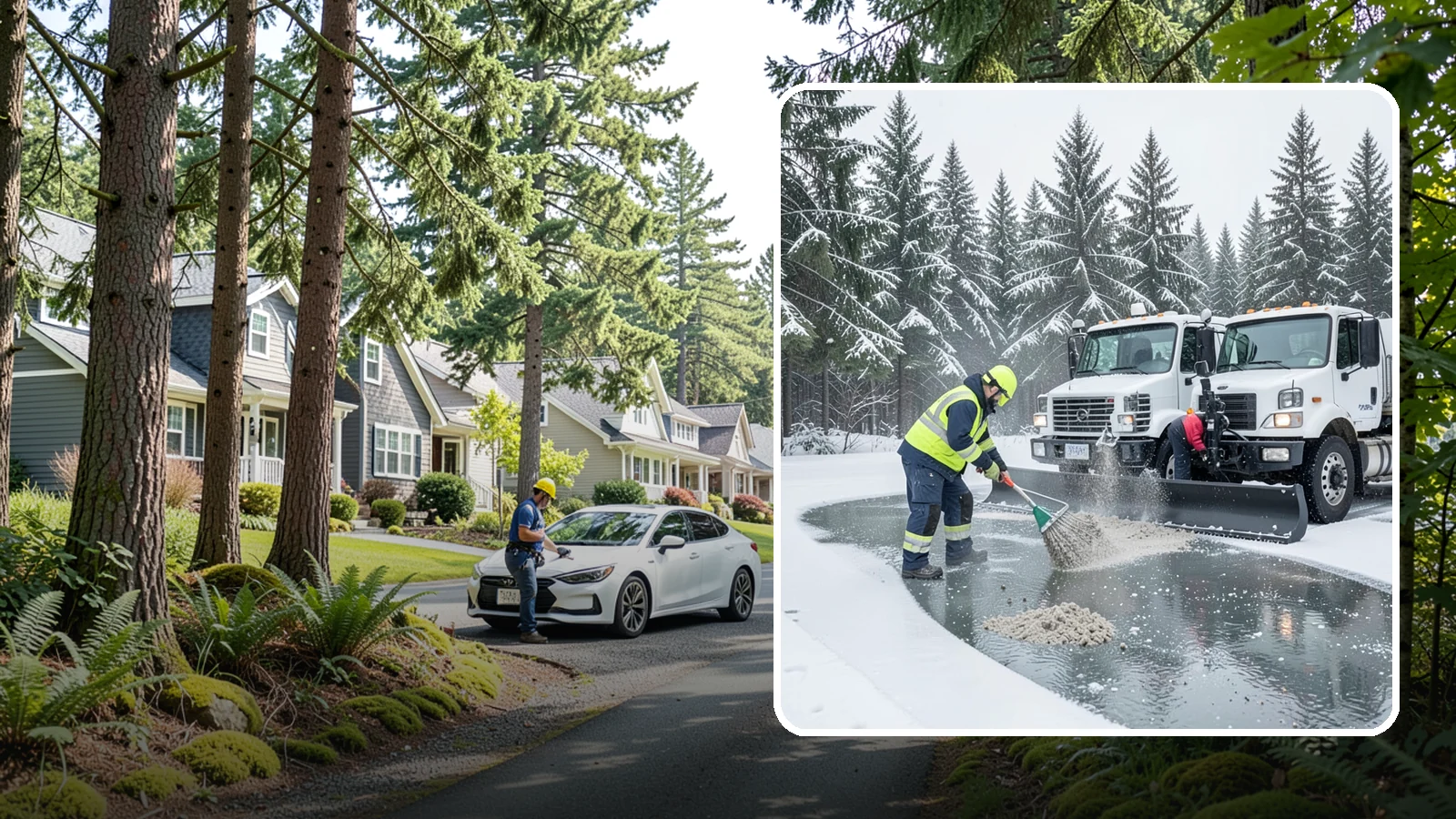 Brine Truck Service in Normandy Park, King County, WA - Our brine trucks pre-treat surfaces with liquid deicer so ice never bonds in the first place.