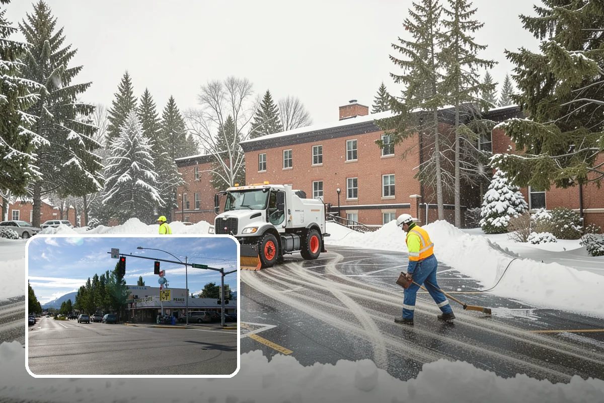 Brine Truck Service in North Bend, King County, WA - Pre-storm anti-icing that stops ice from bonding