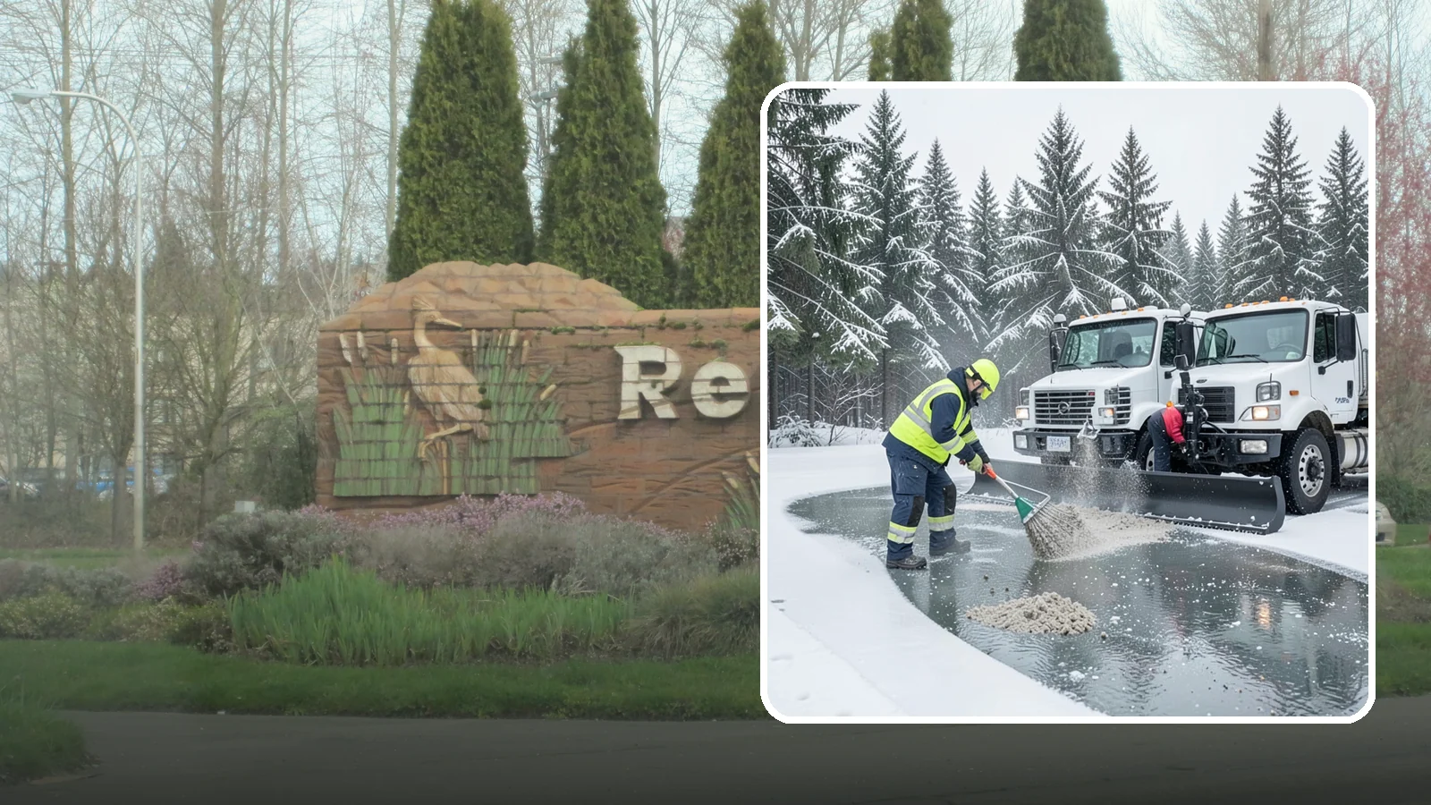 Brine Truck Service in Renton, King County, WA - Our brine trucks pre-treat surfaces with liquid deicer so ice never bonds in the first place.