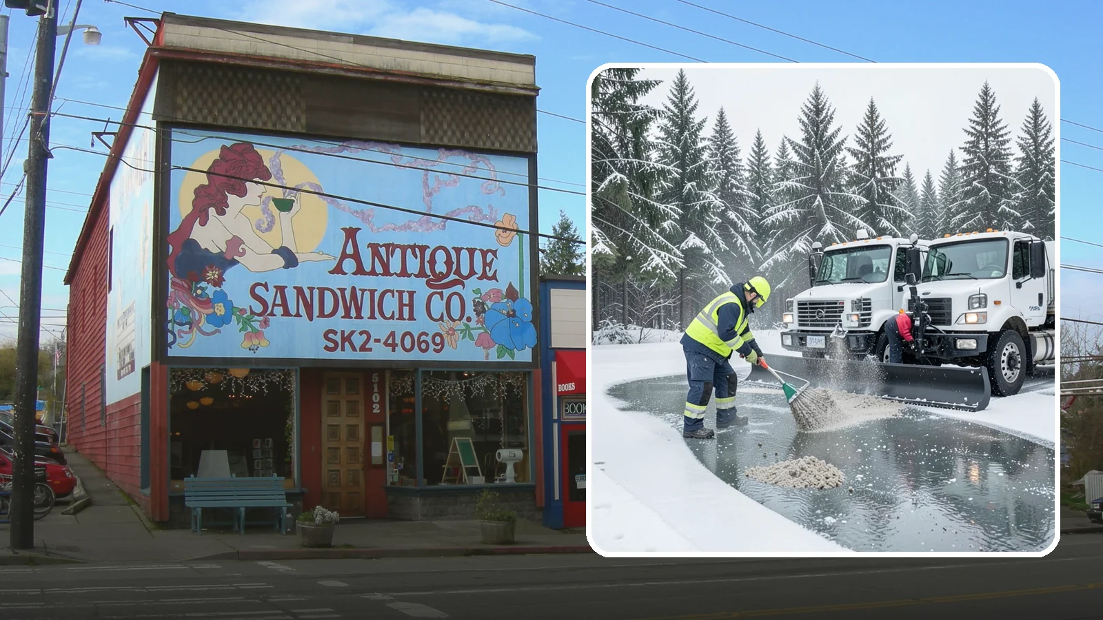 Brine Truck Service in Ruston, Pierce County, WA - Our brine trucks pre-treat surfaces with liquid deicer so ice never bonds in the first place.