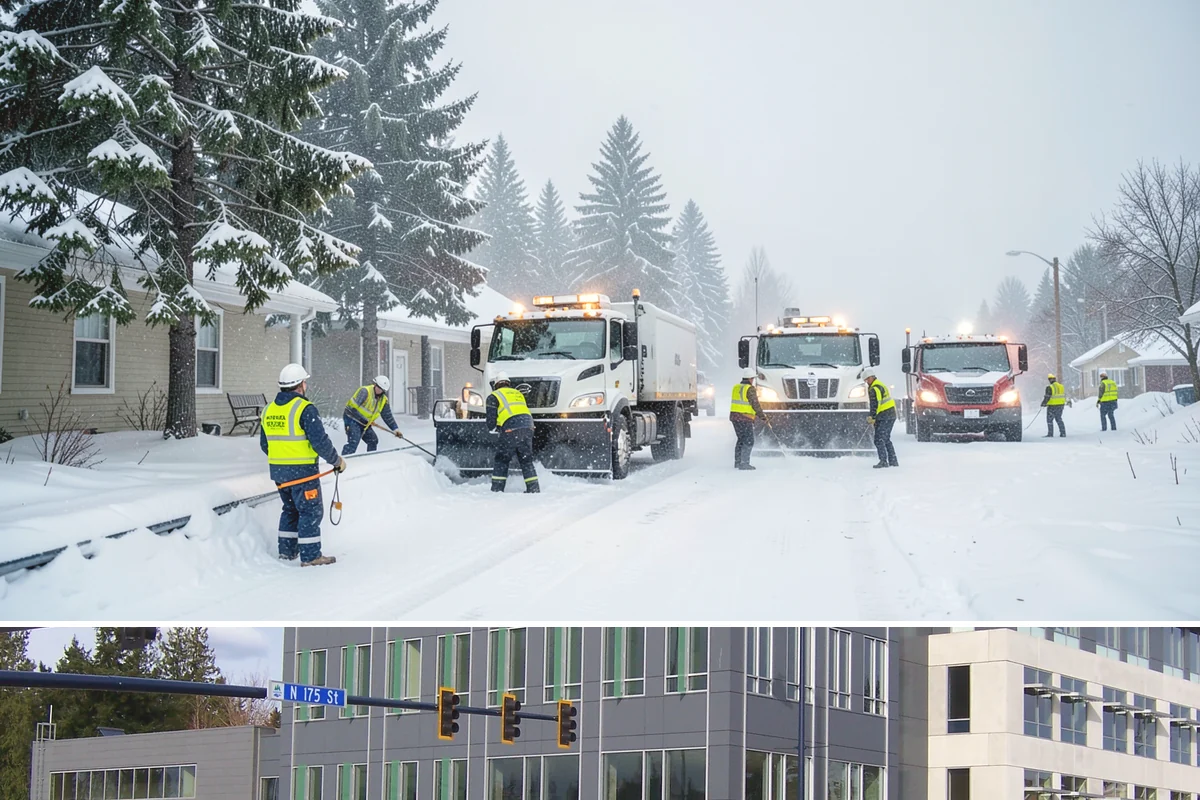 Brine Truck Service in Shoreline, King County, WA - Brine truck pre-treatment is most valuable ahead of freezing-rain and refreeze events from December through February.