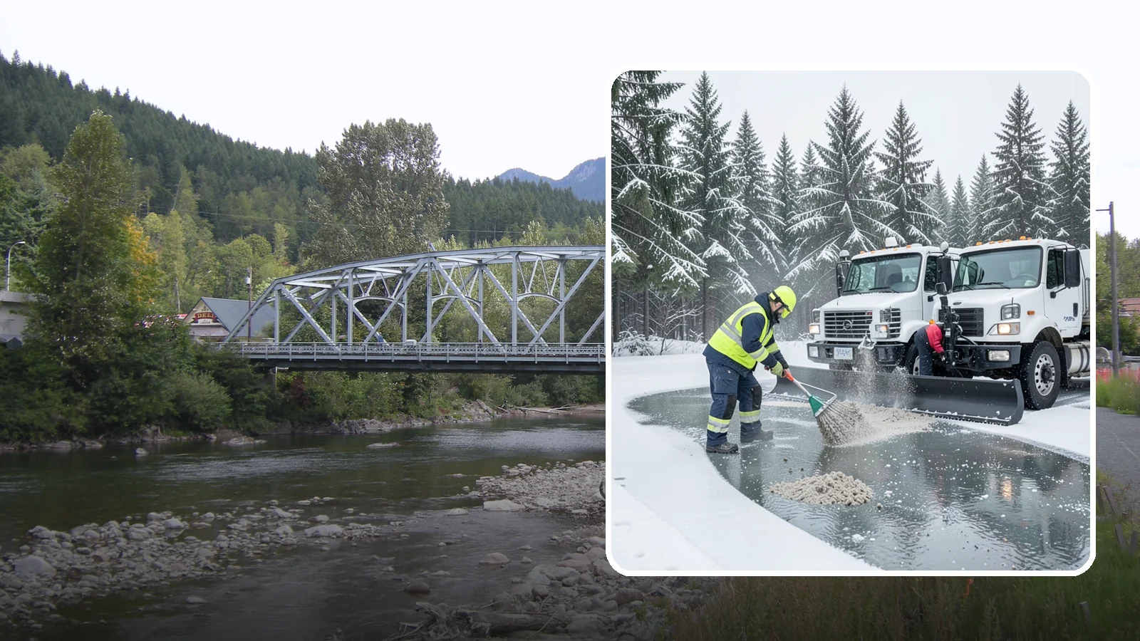 Brine Truck Service in Skykomish, King County, WA - Our brine trucks pre-treat surfaces with liquid deicer so ice never bonds in the first place.