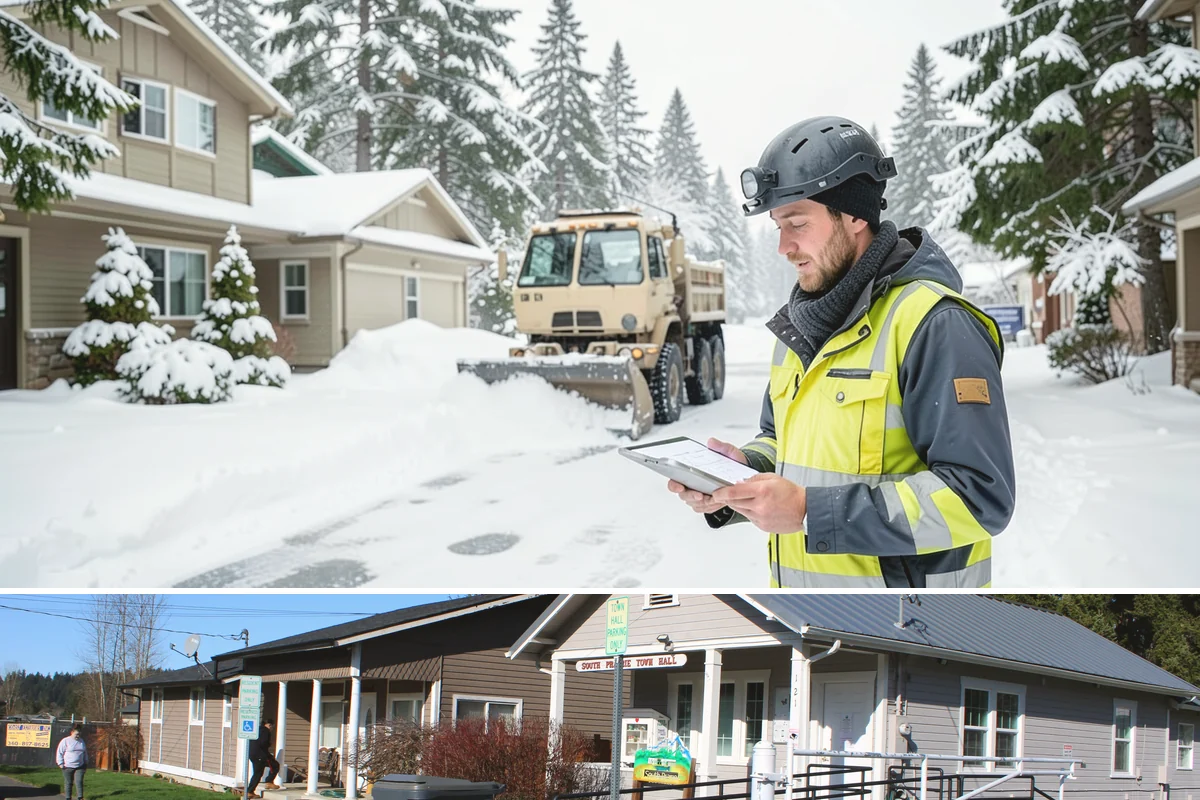 Brine Truck Service in South Prairie, Pierce County, WA - Brine truck pre-treatment is most valuable ahead of freezing-rain and refreeze events from December through February.