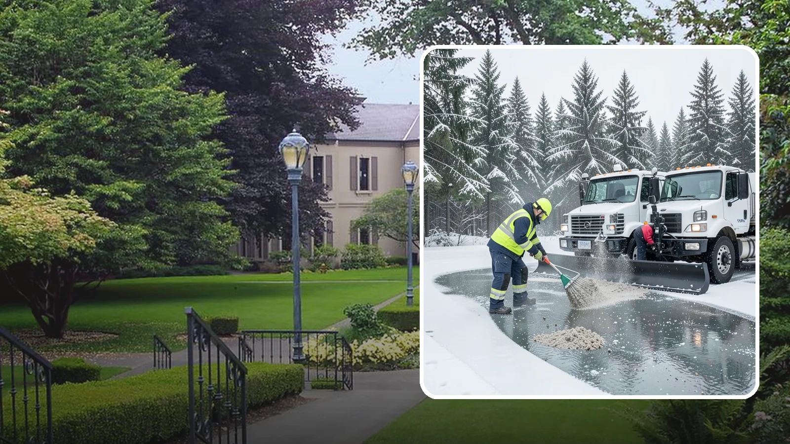 Brine Truck Service in Woodinville, King County, WA - Our brine trucks pre-treat surfaces with liquid deicer so ice never bonds in the first place.