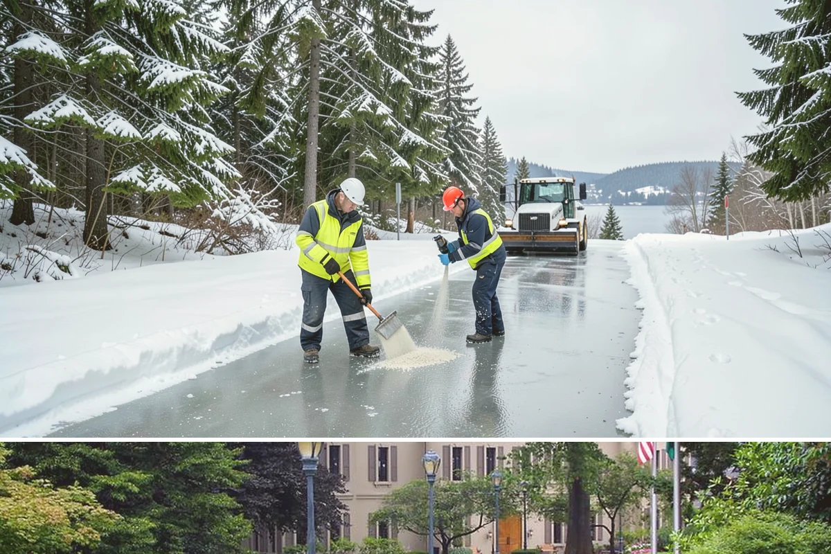 Brine Truck Service in Woodinville, King County, WA - Brine truck pre-treatment is most valuable ahead of freezing-rain and refreeze events from December through February.