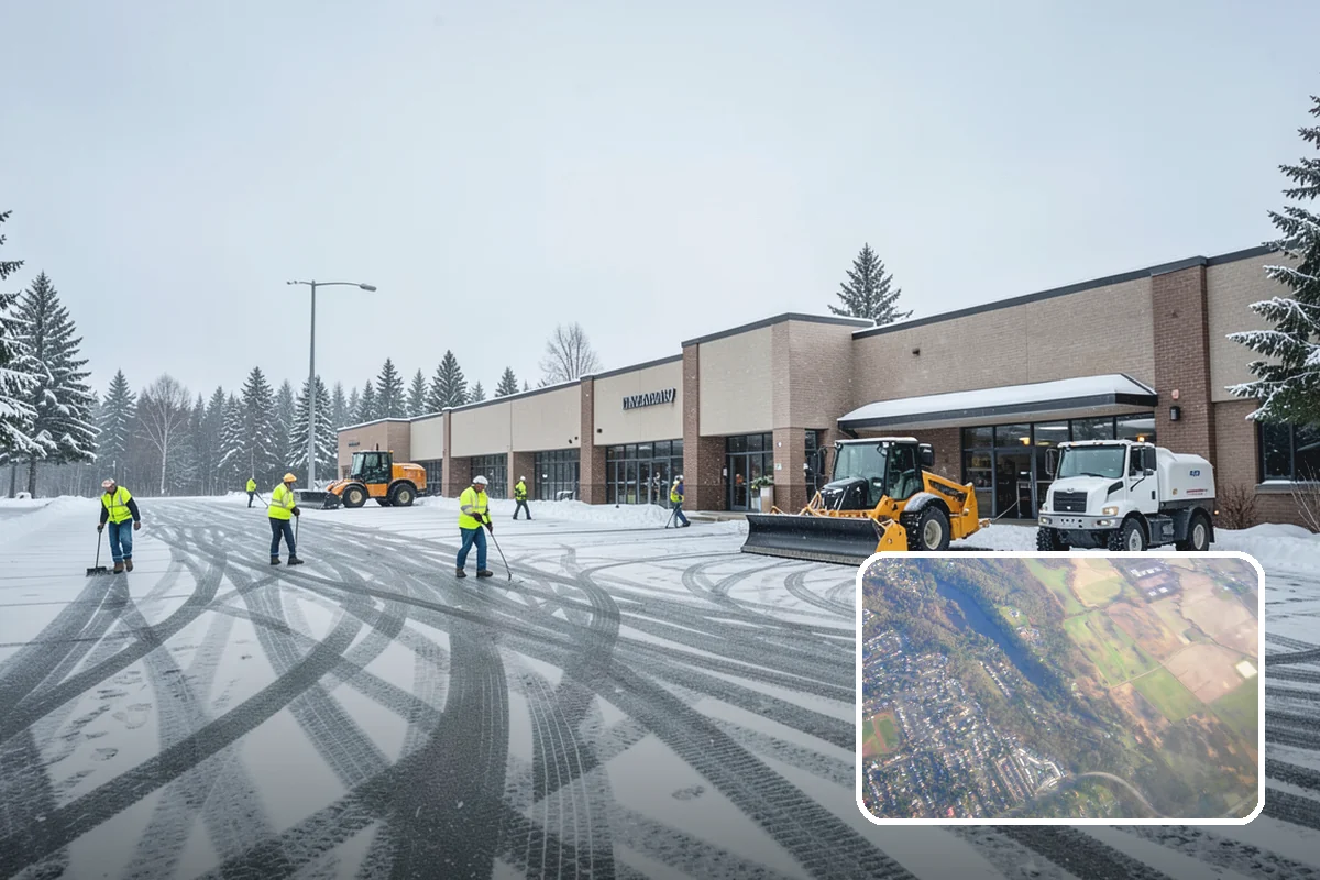 Building Entrance Clearing in Algona, King County, WA - Secures the highest-traffic point on the property