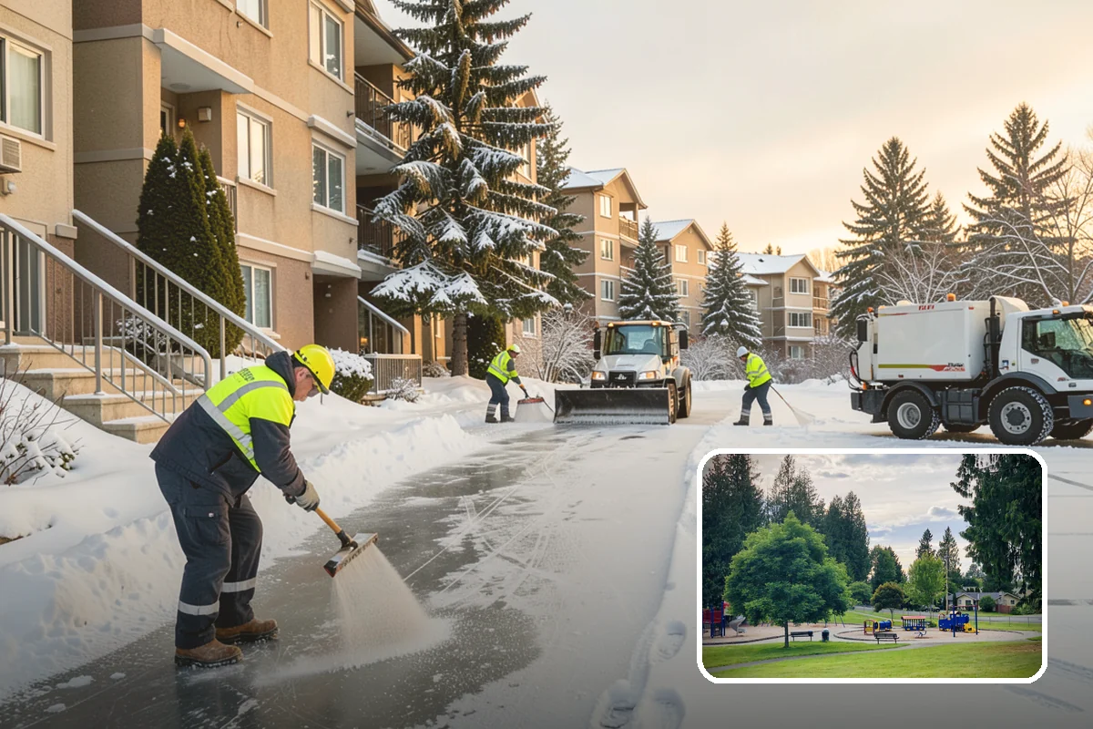 Building Entrance Clearing in Bonney Lake, Pierce County, WA - Secures the highest-traffic point on the property