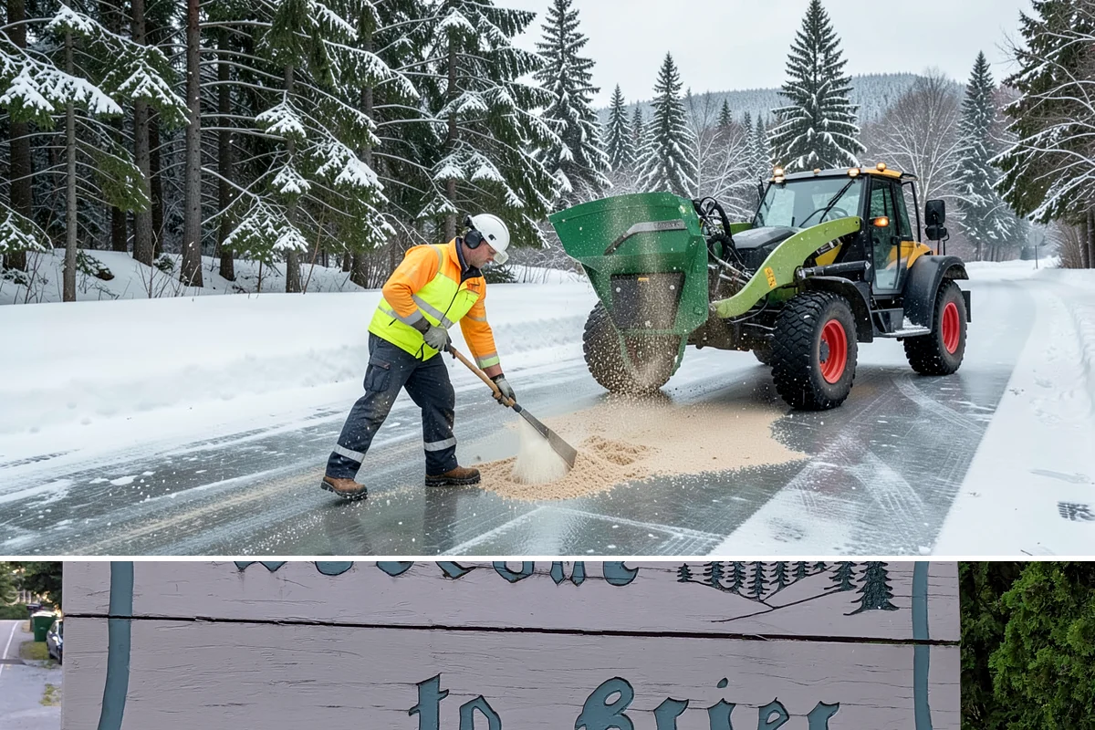 Building Entrance Clearing in Brier, Snohomish County, WA - Cleared first thing after every snowfall throughout the winter season.