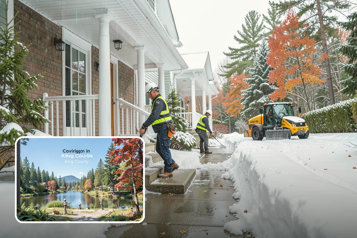 Building Entrance Clearing in Covington, King County, WA - Secures the highest-traffic point on the property