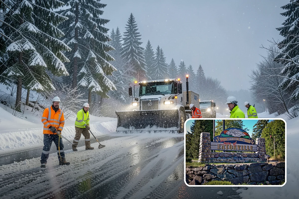 Building Entrance Clearing in Eatonville, Pierce County, WA - Secures the highest-traffic point on the property