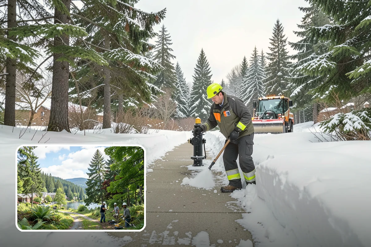 Building Entrance Clearing in Lake Forest Park, King County, WA - Secures the highest-traffic point on the property