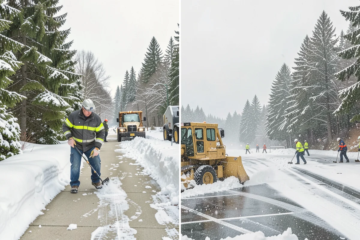 Building Entrance Clearing in Langley, Island County, WA - Clear the entry landing and approach walk