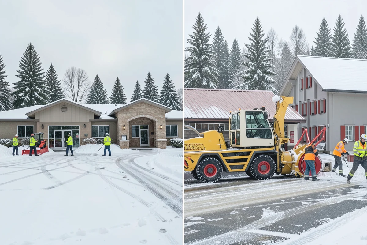 Building Entrance Clearing in Medina, King County, WA - Clear the entry landing and approach walk