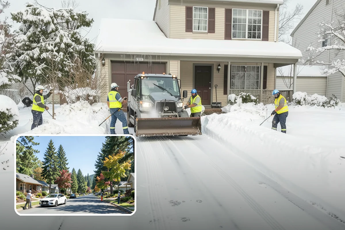 Building Entrance Clearing in Orting, Pierce County, WA - Secures the highest-traffic point on the property