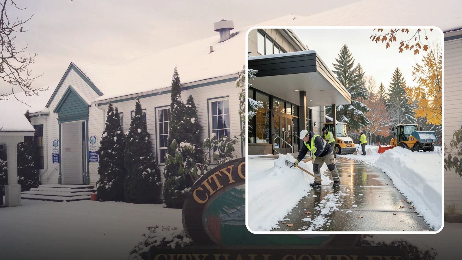 Building Entrance Clearing in Pacific, King County, WA - We clear building entrances and their approaches so everyone can enter safely during Western Washington snow and ice.