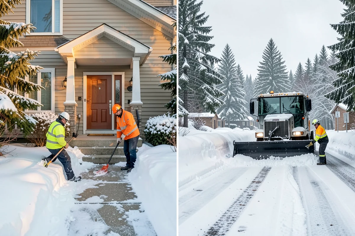 Building Entrance Clearing in Shoreline, King County, WA - Clear the entry landing and approach walk