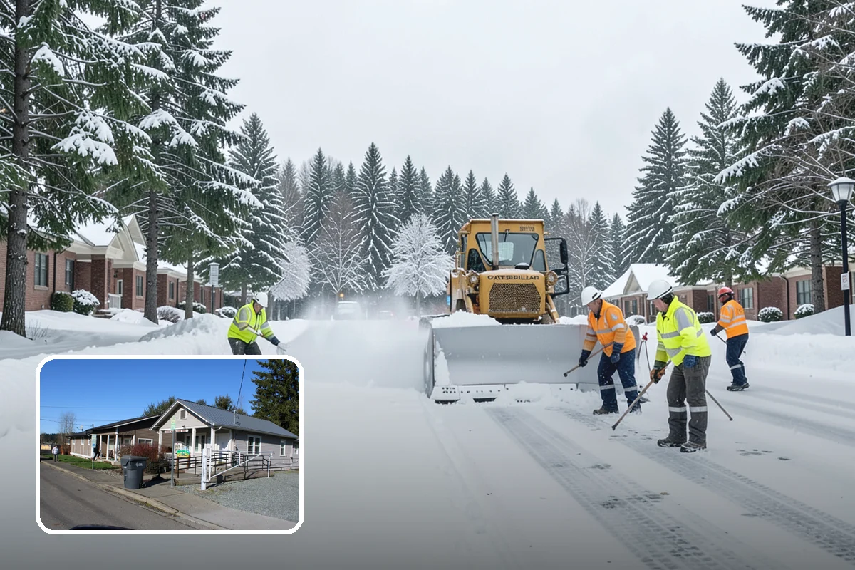 Building Entrance Clearing in South Prairie, Pierce County, WA - Secures the highest-traffic point on the property