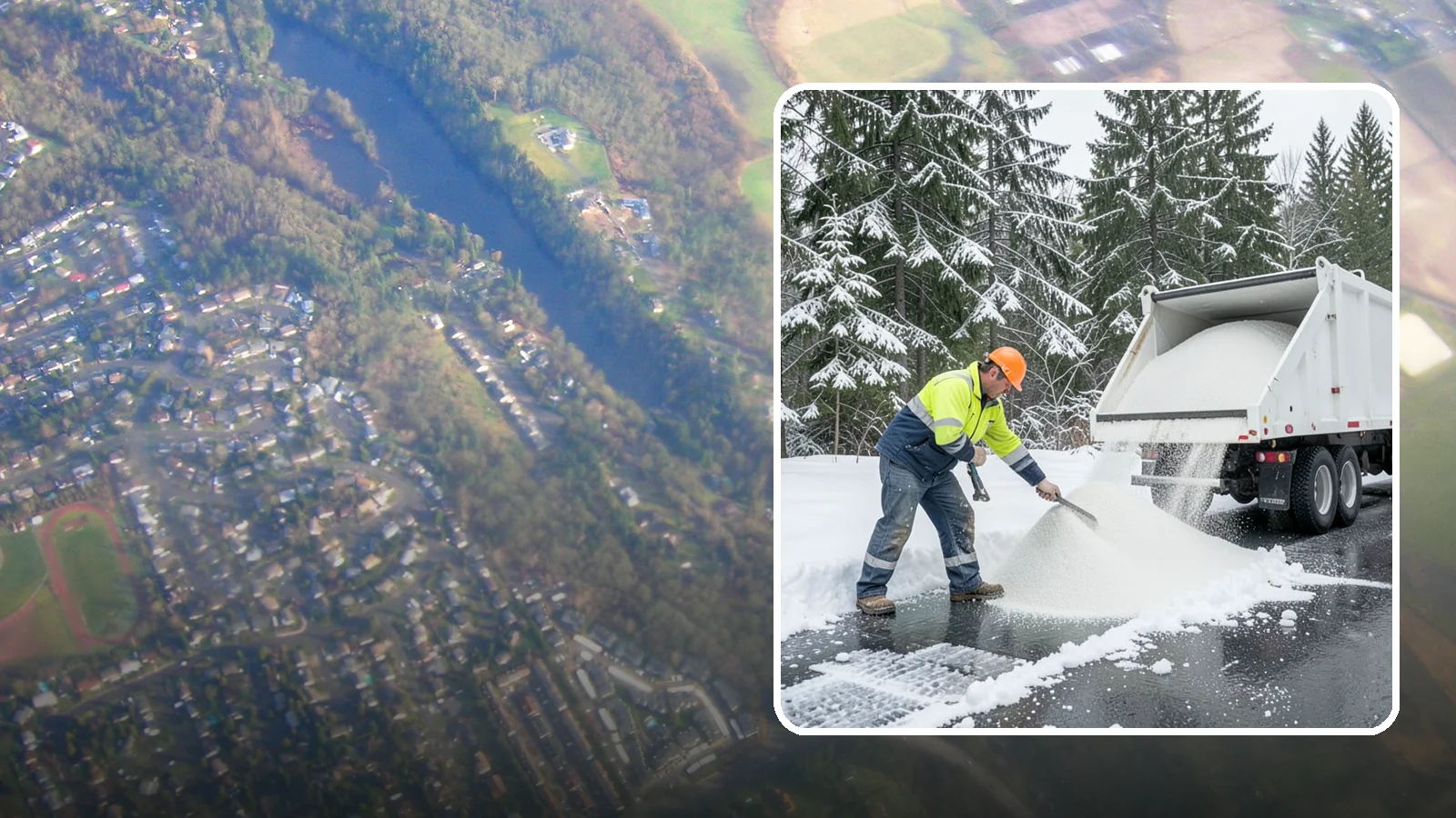 Bulk Salt Delivery in Algona, King County, WA - Bulk salt delivery keeps your on-site supply stocked so crews never run short during a prolonged cold snap.