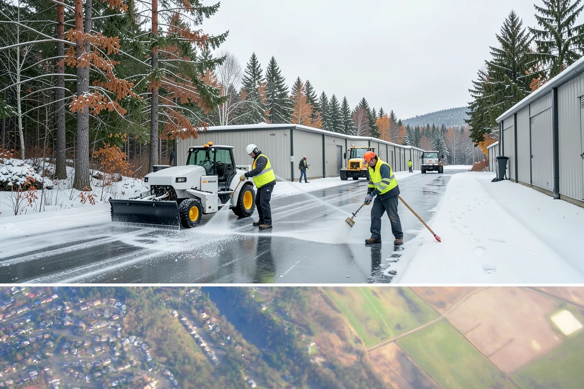 Bulk Salt Delivery in Algona, King County, WA - Bulk salt is best delivered in early fall and topped up through winter ahead of major cold events.