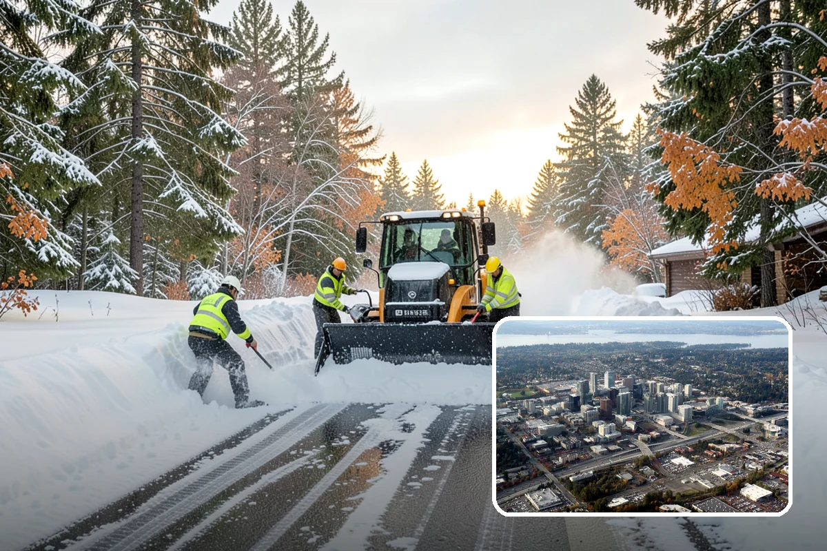 Bulk Salt Delivery in Bellevue, King County, WA - Guarantees supply through regional shortages and long cold snaps