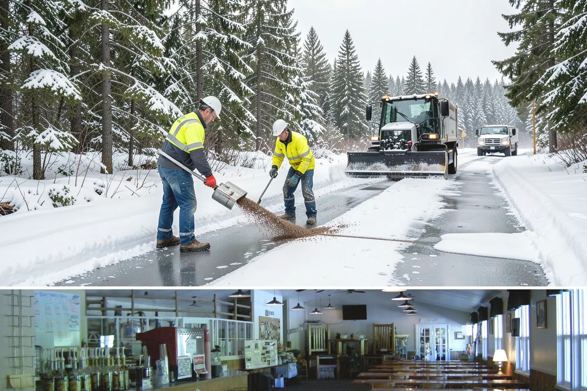 Bulk Salt Delivery in Black Diamond, King County, WA - Bulk salt is best delivered in early fall and topped up through winter ahead of major cold events.