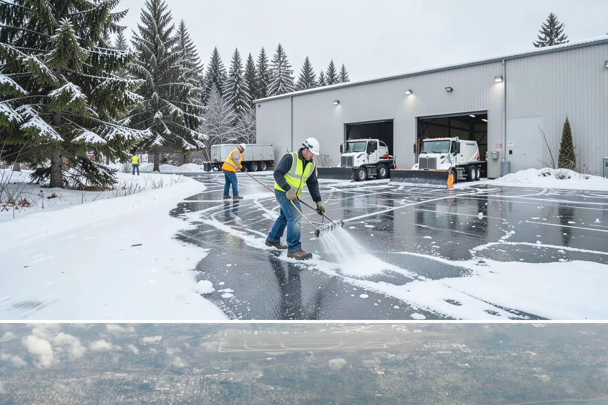 Bulk Salt Delivery in Burien, King County, WA - Bulk salt is best delivered in early fall and topped up through winter ahead of major cold events.