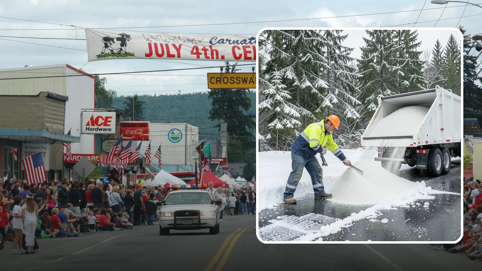 Bulk Salt Delivery in Carnation, King County, WA - Bulk salt delivery keeps your on-site supply stocked so crews never run short during a prolonged cold snap.