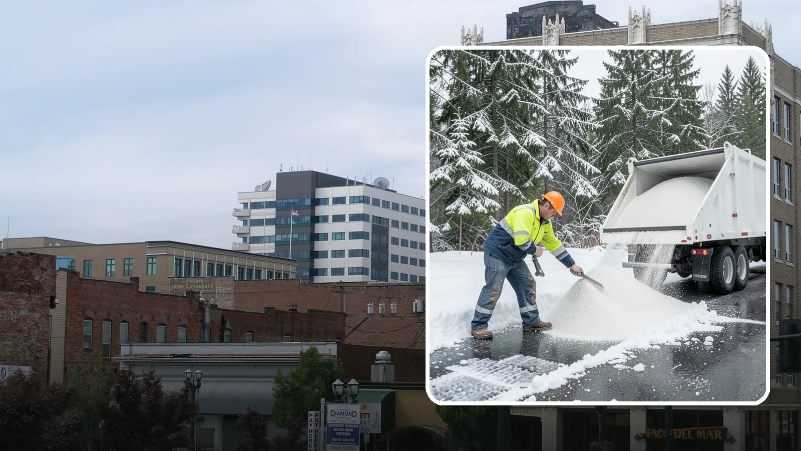 Bulk Salt Delivery in Everett, Snohomish County, WA - Bulk salt delivery keeps your on-site supply stocked so crews never run short during a prolonged cold snap.