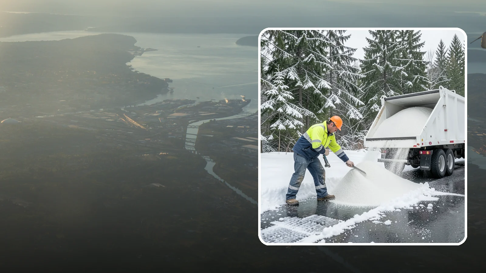 Bulk Salt Delivery in Fife, Pierce County, WA - Bulk salt delivery keeps your on-site supply stocked so crews never run short during a prolonged cold snap.